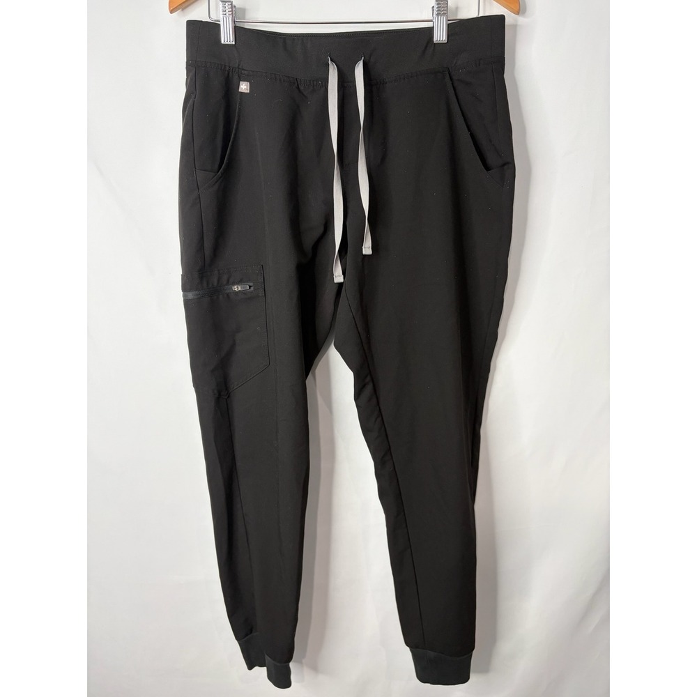 FIGS Black Scrub Cargo Jogger Pants Womens M PO# 2255 Nurse Doctor Hospital